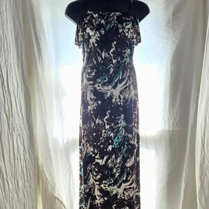 Lovely Abstract Print Maxi EUC